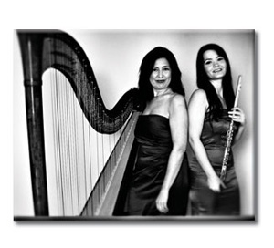 Flute harp duo wedding music